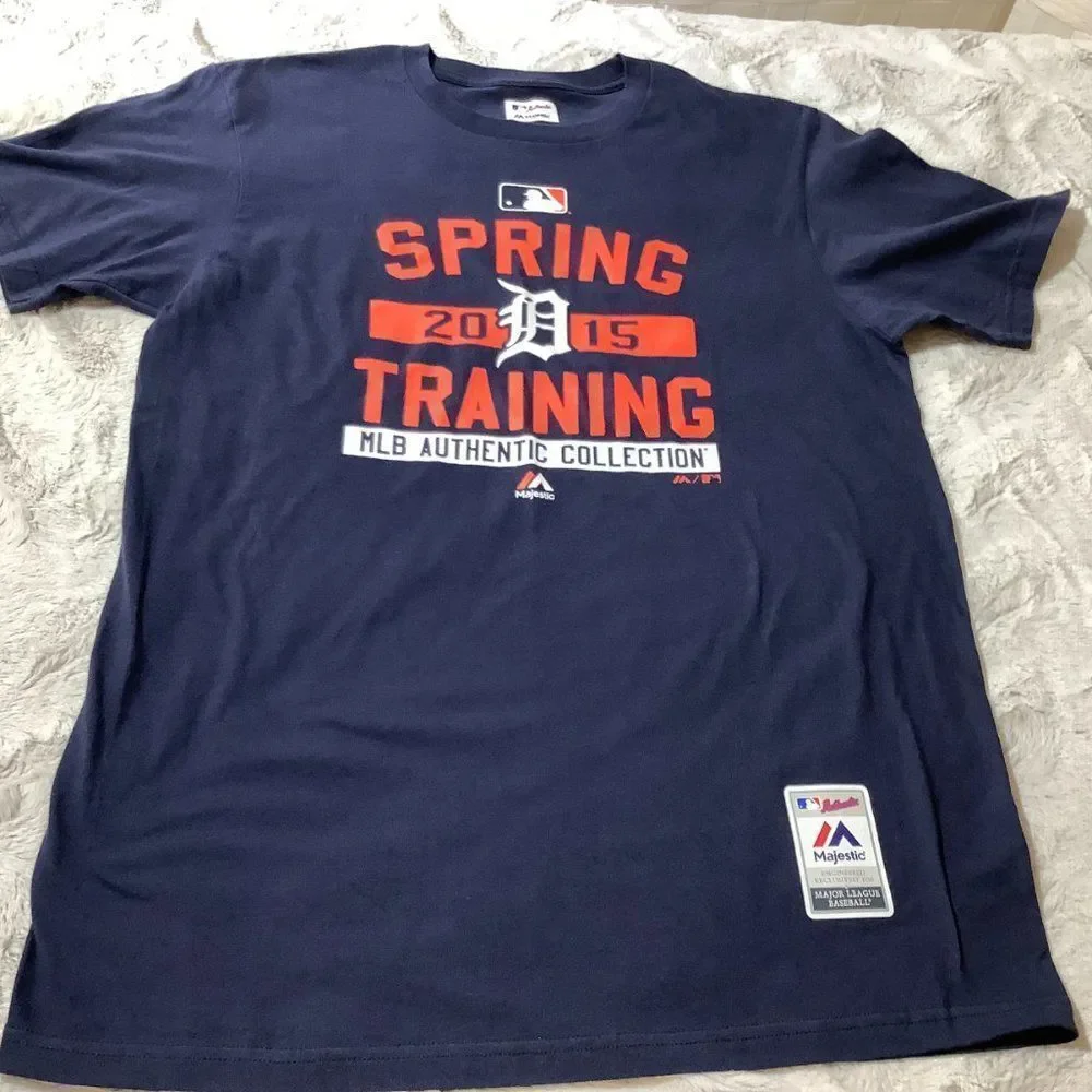 Majestic Detroit Tigers Spring Training Tigertown MLB 2015 tee size large - Picture 2 of 6
